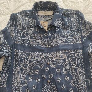 Golden Goose Anthracite Bandana Print Dress